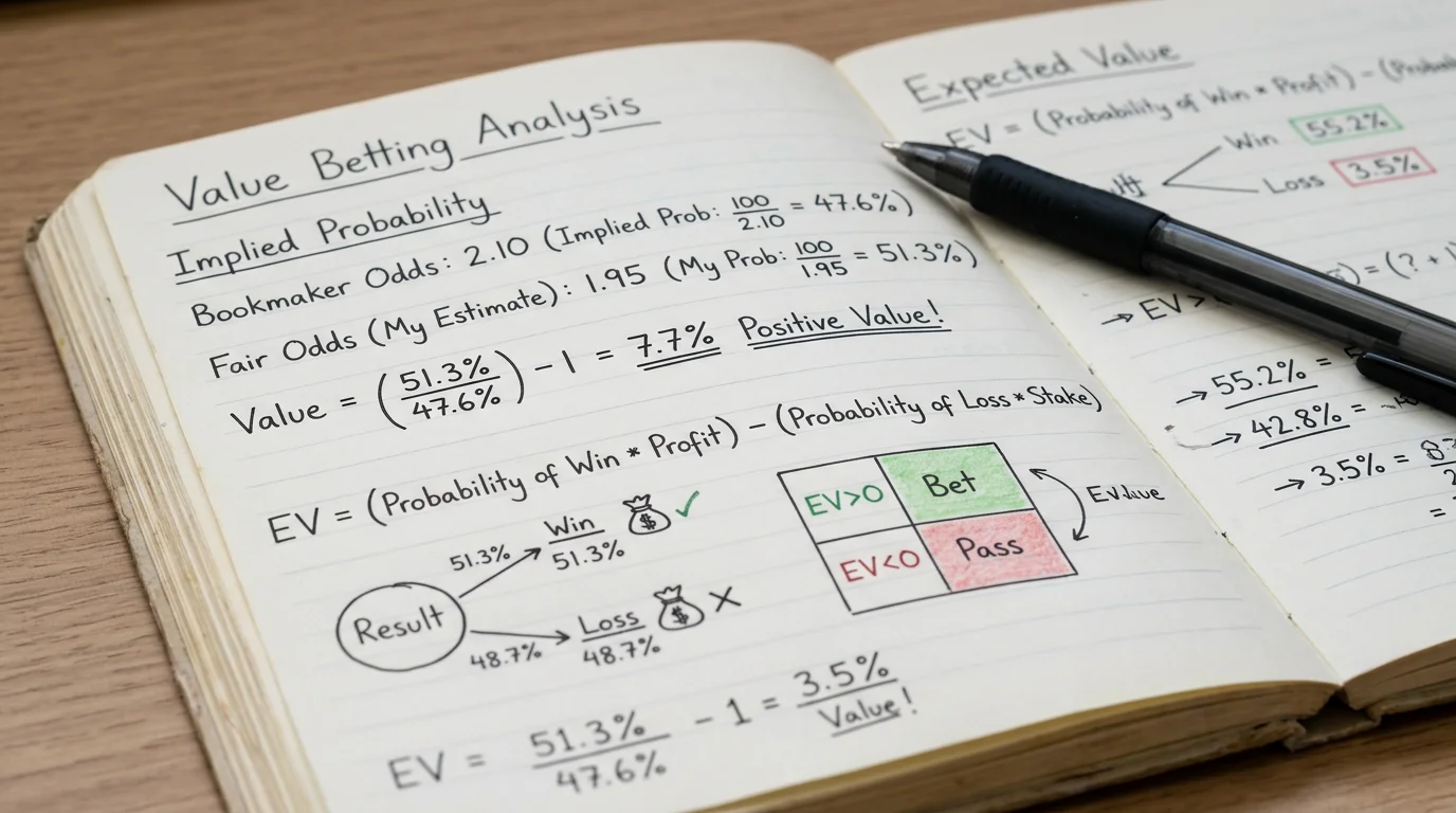 Value Bet Framework für Baseball-Wetten: Implied Probability Berechnung und Expected Value Analyse